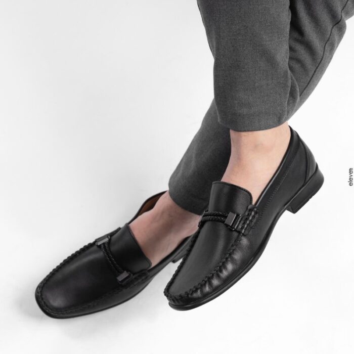 ⁦Hebron Leather Rock Classic Men's Shoe⁩ - الصورة ⁦3⁩