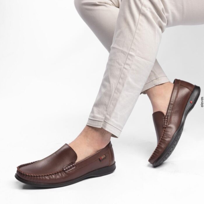 ⁦Hebron Leather Rock Classic Men's Shoe⁩ - الصورة ⁦4⁩
