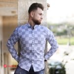 قميص رجالي كم صيفي