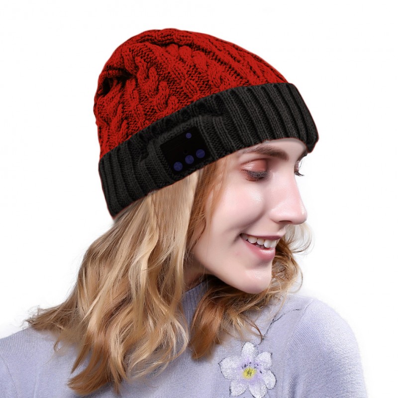 1010258_67da2773b9120 طاقية بلوتوث صوف ناعم - الصورة 1