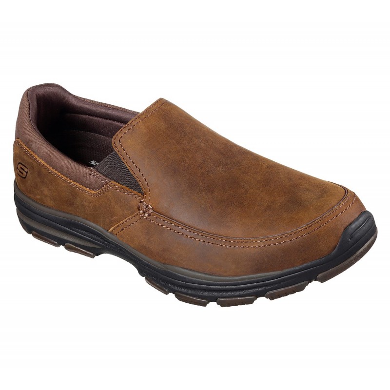 ⁦Skechers Men's Garton Venco Mens Slip On  Shoes  - حذاء سكيتشرز جرتون فينكو للرجال لون بني⁩ - الصورة ⁦1⁩