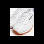 ⁦Reebok Unisex Classic Leather Shoes - حذاء ريبوك كلاسيك جلد للجنسين لون أبيض⁩ - الصورة ⁦10⁩