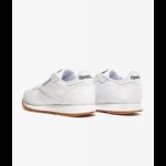 ⁦Reebok Unisex Classic Leather Shoes - حذاء ريبوك كلاسيك جلد للجنسين لون أبيض⁩ - الصورة ⁦12⁩