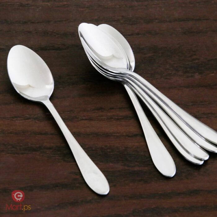 ⁦طقم معالق كبار 6 قطع ثقيلة⁩ - الصورة ⁦2⁩