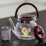⁦Tea & Coffee Pot ابريق شاي زجاجي 850 مل⁩ - الصورة ⁦2⁩