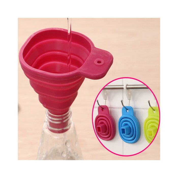 ⁦محقان سيليكون قابل للطي - حسب اللون المتوفر في المخازن⁩ - الصورة ⁦3⁩