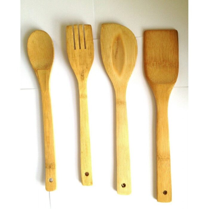 ⁦مغارف خشب /٤ قطع⁩ - الصورة ⁦3⁩