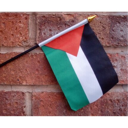 علم فلسطين صغير عدد 12 علم مقاس 20*28سم 12