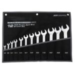 طقم مفاتيح مفتوح من الجهتين ( شك شك ) 12 قطعة