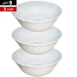 ⁦طقم زبادي ميلامين 9 انش 3 قطع⁩ - الصورة ⁦2⁩