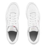 ⁦حذاء ريبوك كلاسيك ليذر جلد للجنسين لون أبيض- Reebok Unisex Classic Leathers Shoes⁩ - الصورة ⁦5⁩