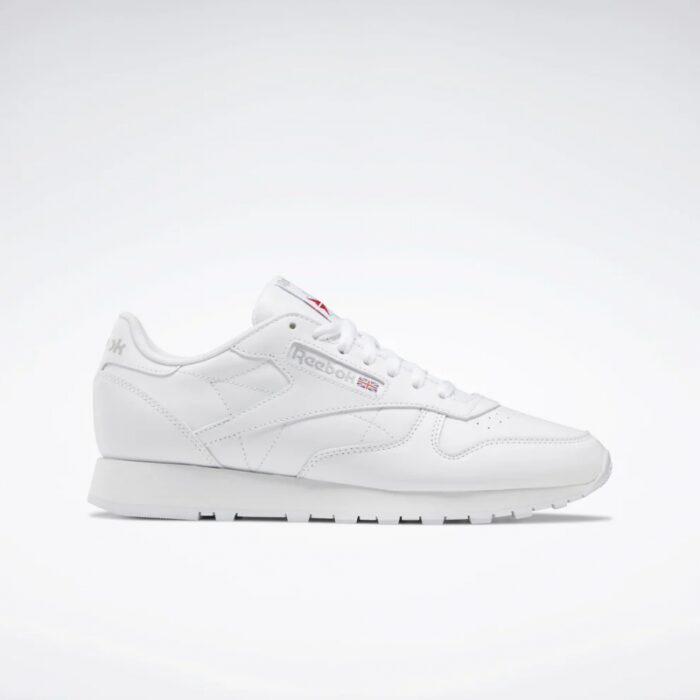 ⁦حذاء ريبوك كلاسيك ليذر جلد للجنسين لون أبيض- Reebok Unisex Classic Leathers Shoes⁩ - الصورة ⁦10⁩