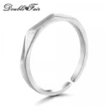 ⁦خاتم فضة استريليني 925 قابل للتحجيم⁩ - الصورة ⁦2⁩