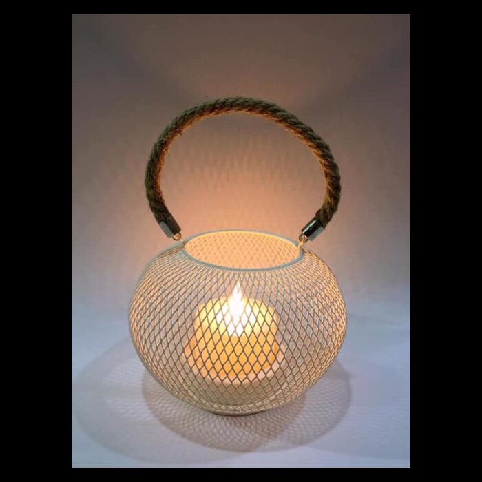 ⁦تحفة منزلية ( شمعدان تعليق ) LED⁩ - الصورة ⁦2⁩