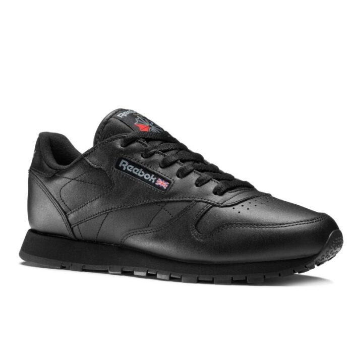 1014991_67da2e770e38c Reebok Womens' Classic Leather Shoes - حذاء ريبوك كلاسيك جلد للنساء لون أسود - الصورة 1