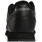 ⁦Reebok Womens' Classic Leather Shoes - حذاء ريبوك كلاسيك جلد للنساء لون أسود⁩ - الصورة ⁦4⁩