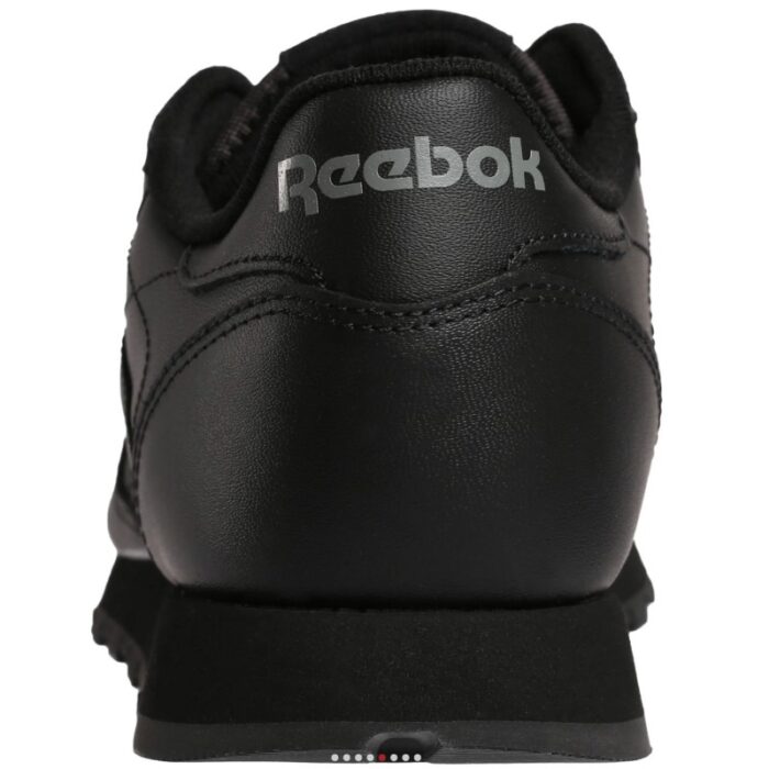 ⁦Reebok Womens' Classic Leather Shoes - حذاء ريبوك كلاسيك جلد للنساء لون أسود⁩ - الصورة ⁦4⁩