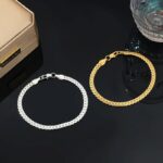 ⁦اسوارة يد أو خلخال مطلي فضة⁩ - الصورة ⁦3⁩