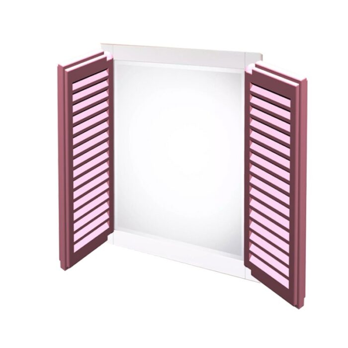1015532_67da2f4d0c089 مرآة منزلية على شكل شباك ( دفات قابلة للإغلاق ) - الصورة 1
