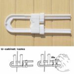 ⁦طقم قفل خزائن بلاستيك (2 قطعتين) للاطفال⁩ - الصورة ⁦2⁩