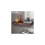 رف خشبي مع زوايا مخفية