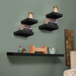 طقم رفوف خشبية 5 قطع