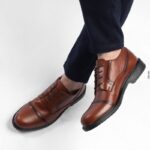 ⁦حذاء روك كاجيوال جلد 025⁩ - الصورة ⁦4⁩