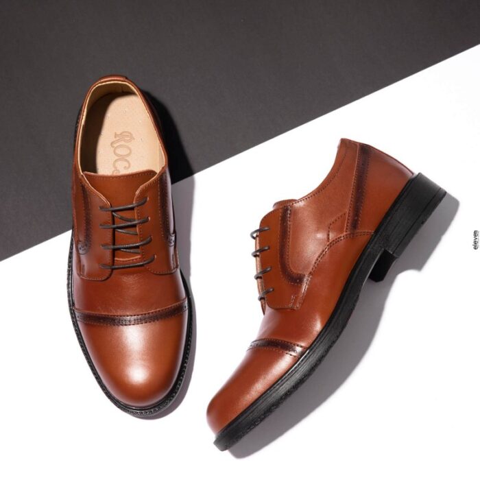 ⁦حذاء روك كاجيوال جلد 025⁩ - الصورة ⁦6⁩