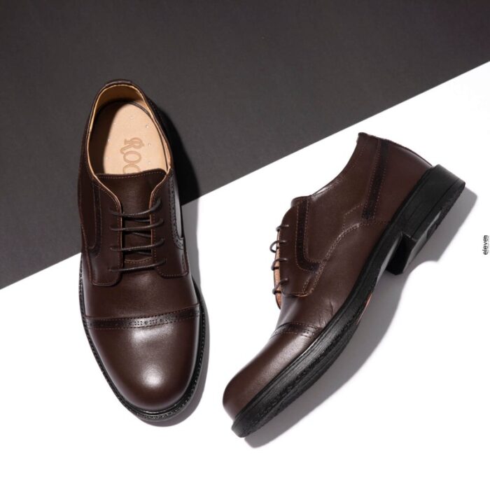 ⁦حذاء روك كاجيوال جلد 025⁩ - الصورة ⁦4⁩