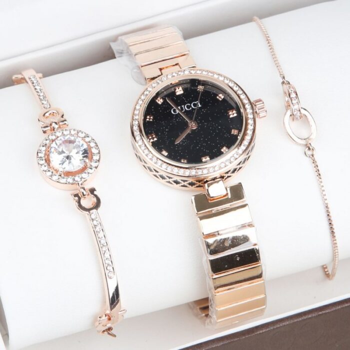 1016242_67da30c8b2e73 طقم ساعة وسوار عدد 2 للصبايا - الصورة 1