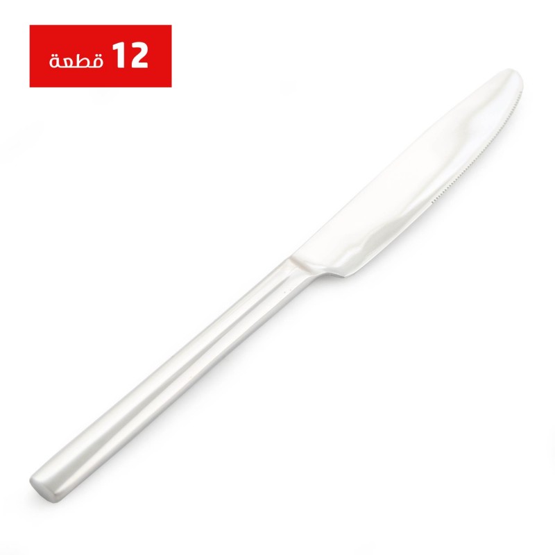 ⁦طقم سكاكين طعام ستانلس 12 قطعة⁩ - الصورة ⁦1⁩