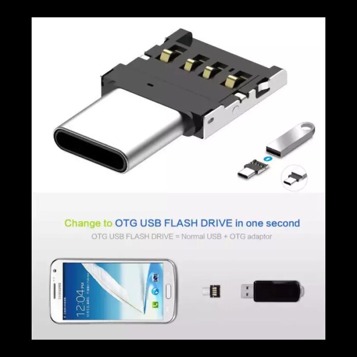 1017899_67da330b1196f OTG وصلة نقل معلومات ( Type C to USB ) - الصورة 1