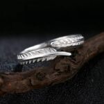 ⁦خاتم فضة  925s ورقة شجر⁩ - الصورة ⁦3⁩