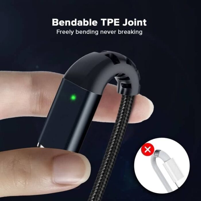 ⁦كيبل type C  مغناطيس لشحن الهاتف ونقل البيانات⁩ - الصورة ⁦3⁩