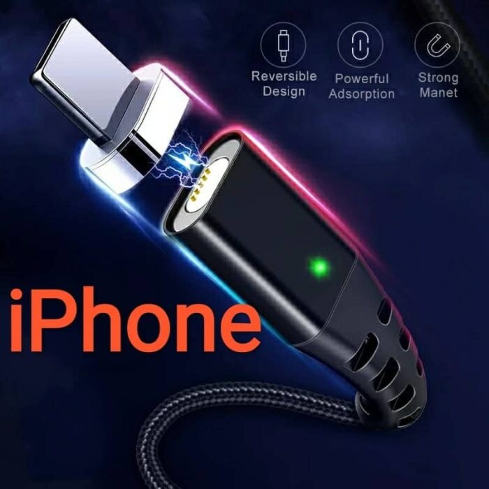 ⁦كيبل iphone مغناطيس لنقل البيانات شحن سريع⁩ - الصورة ⁦4⁩