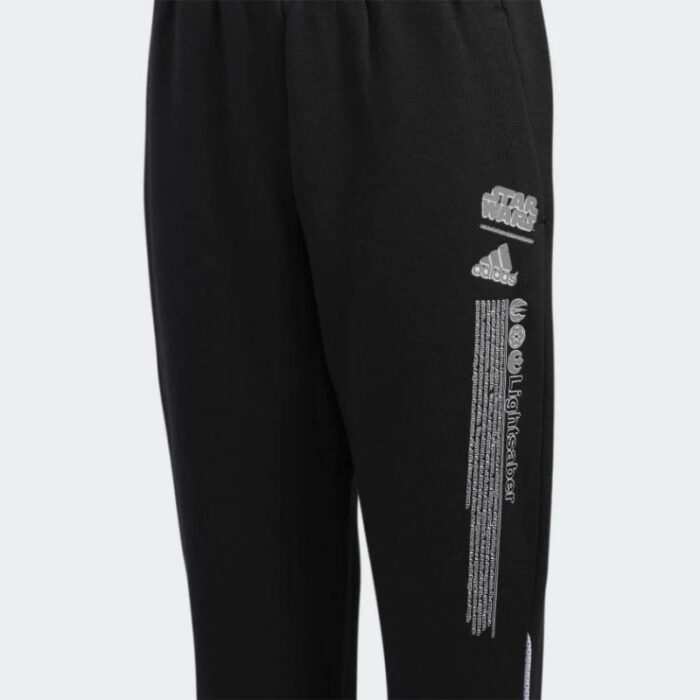 ⁦Adidas Kids' Star Wars Pants Black- بنطلون اديداس ستار وارز للأطفال لون أسود⁩ - الصورة ⁦3⁩