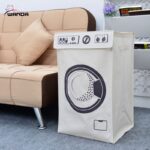 ⁦سلة غسيل على شكل غسالة ( 36×36×60 سم )⁩ - الصورة ⁦5⁩