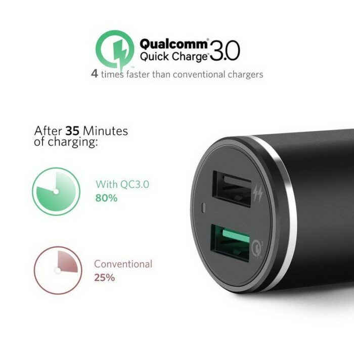 ⁦Ugreen Car Charger Qualcomm 3.0 quick charge⁩ - الصورة ⁦7⁩