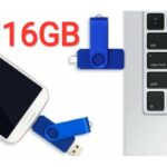 USB FLASH and OTG 16GB ( فلاشة للهواتف والكمبيوتر )  - حسب اللون المتوفر في المخازن