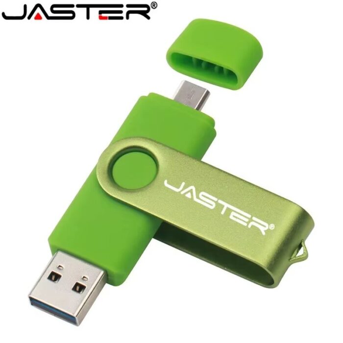 ⁦USB FLASH and OTG 16GB ( فلاشة للهواتف والكمبيوتر )  - حسب اللون المتوفر في المخازن⁩ - الصورة ⁦3⁩