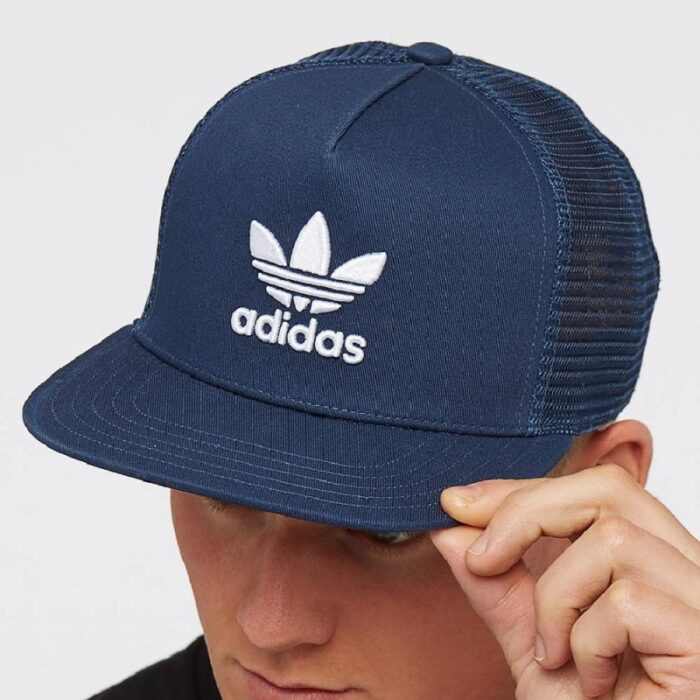 ⁦Adidas Originals Trefoil Trucker Cap Blue⁩ - الصورة ⁦6⁩