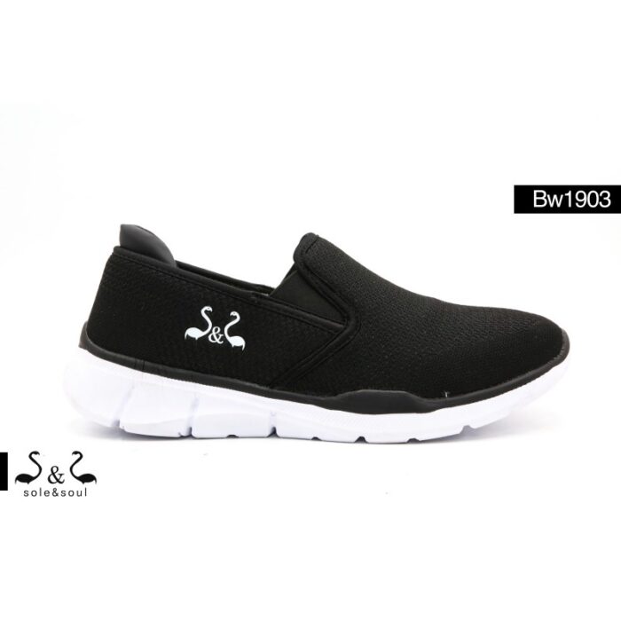 ⁦لون أسود حذاء سبورت Sole and Soul⁩ - الصورة ⁦2⁩