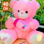 لعب أطفال قماش على شكل دبدوب يحمل الرضاعة طول 40 سم