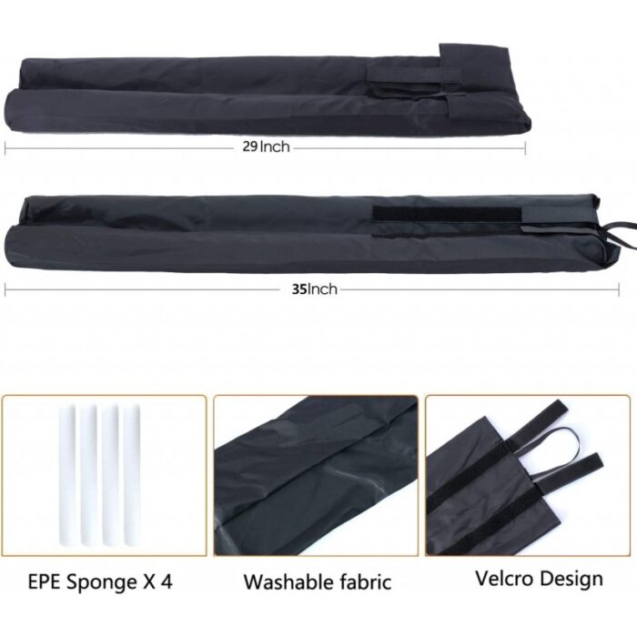 ⁦سدادة واسفنجة تحت الأبواب واقي مزدوج قابل للتعديل لون بني⁩ - الصورة ⁦7⁩