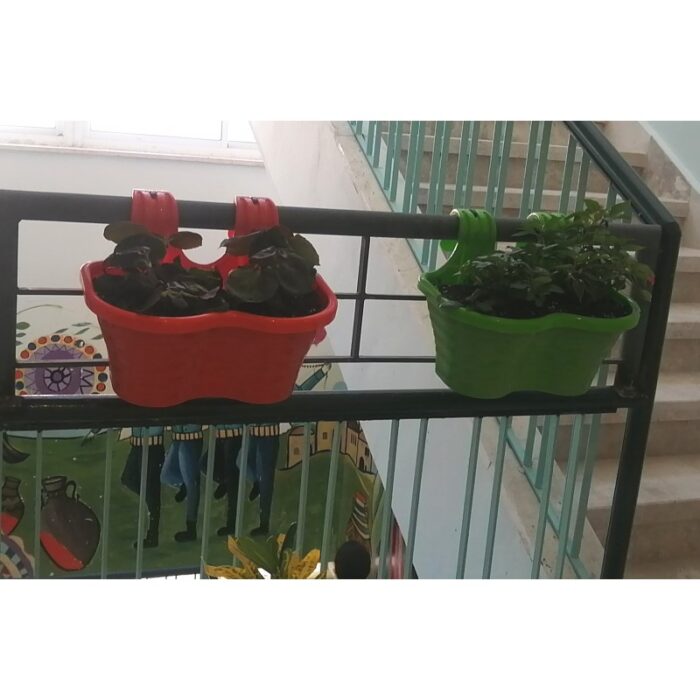 ⁦قوار ورد تعليق 20*15 سم - حسب اللون المتوفر في المخازن⁩ - الصورة ⁦2⁩