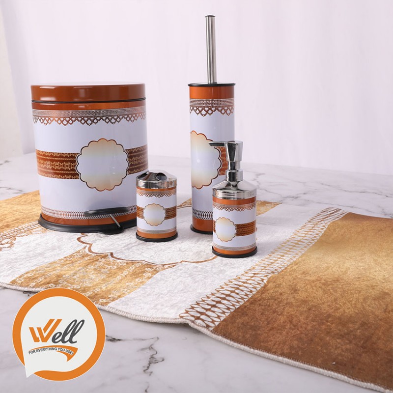 ⁦طقم اكسسوارات حمام 5 قطع⁩ - الصورة ⁦1⁩