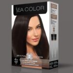 SEA COLOR صبغة شعر بني 4/0 100مل