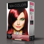 SEA COLOR صبغة شعر احمر ناري 66/46 100مل