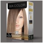 SEA COLOR صبغة شعر اشقر رمادي 7/1 100مل