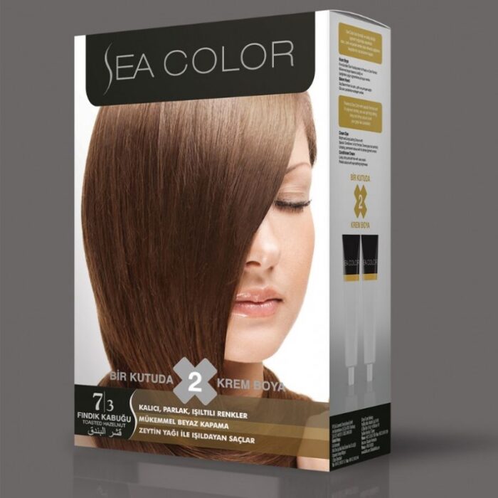 1022974_67da3b6034e96 SEA COLOR صبغة شعر قشر البندق 7/3 100مل - الصورة 1